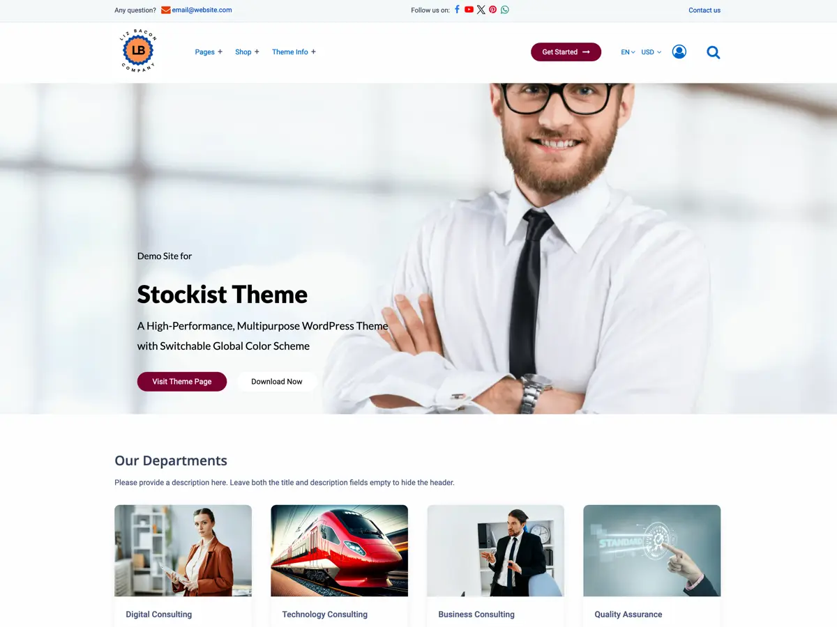 Why Choose This Theme? Stockist